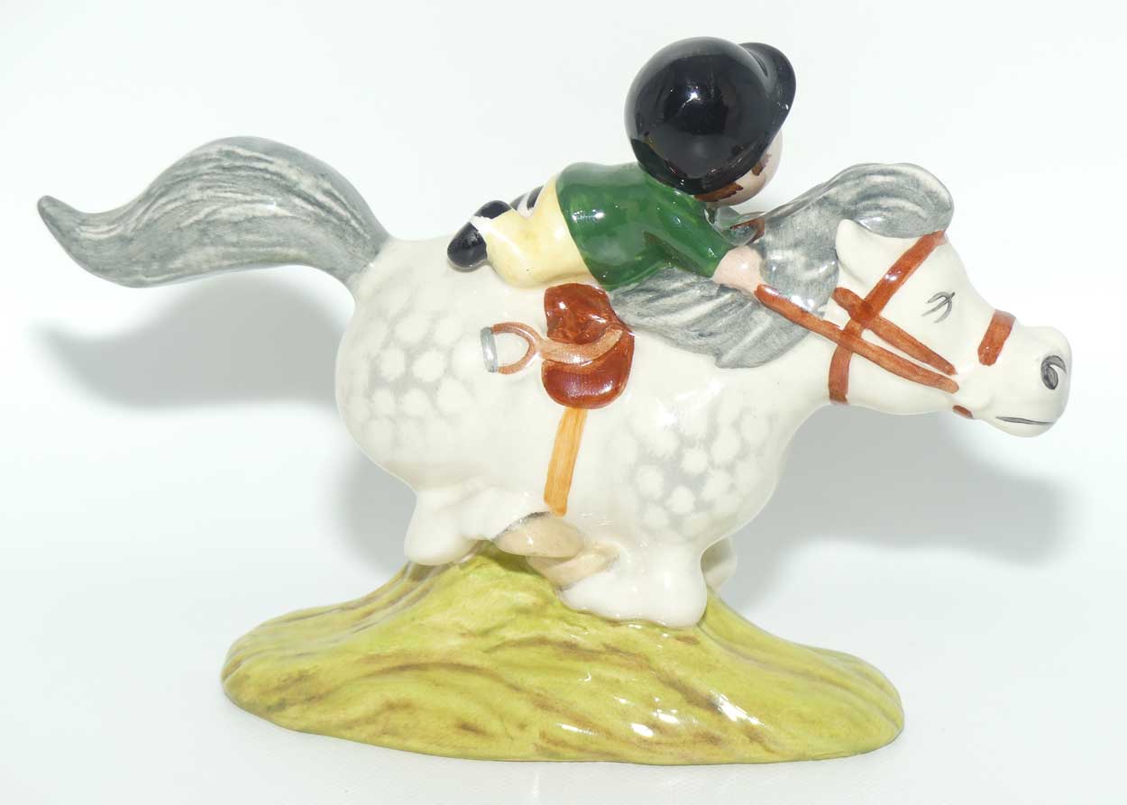 #2789A Beswick Thelwell Pony Express | Grey | #1