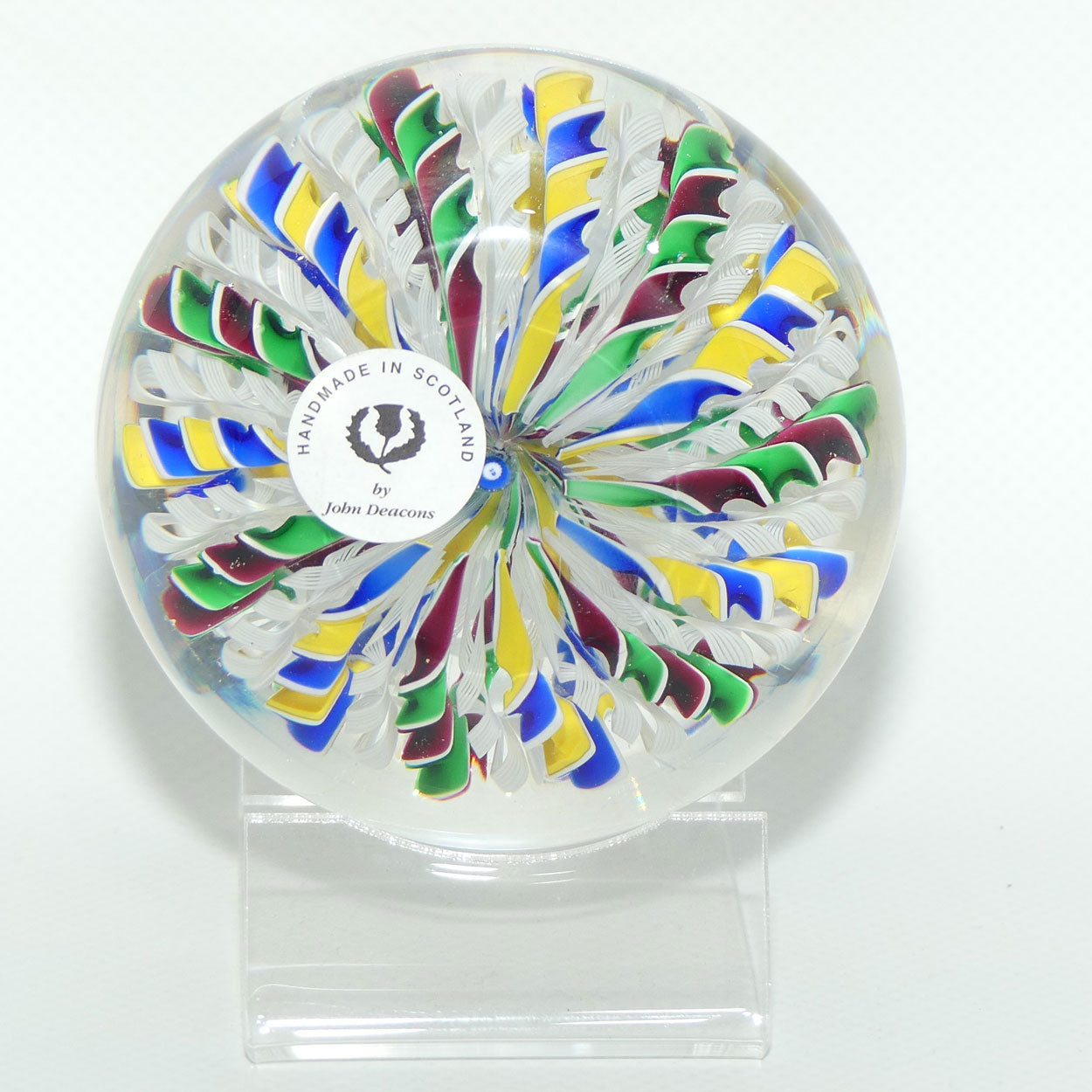 John Deacons Scotland 28 Stave Crown Magnum paperweight