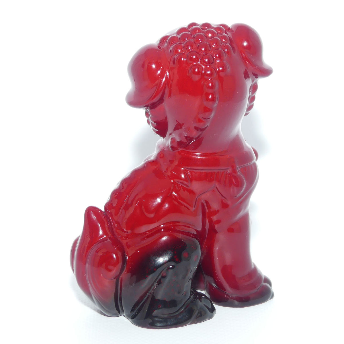 #2957 Royal Doulton Flambe Dog of Fo | RDICC exclusive | Rich Red | #1