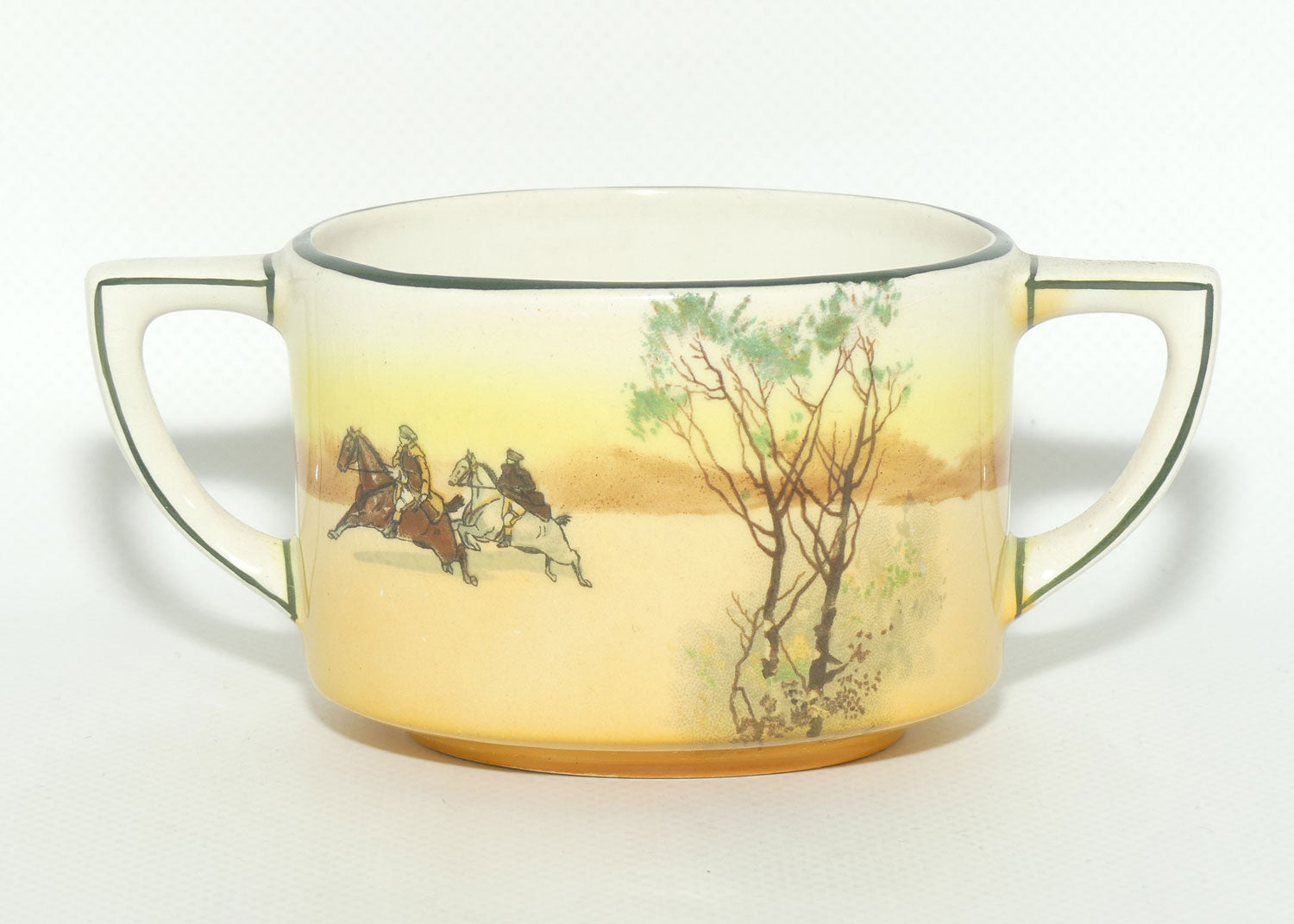 Royal Doulton Coaching Days 2 handle open sugar bowl D2716