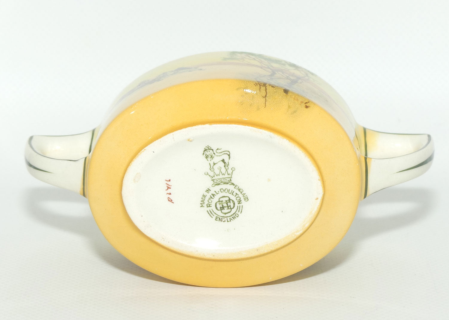 Royal Doulton Coaching Days 2 handle open sugar bowl D2716