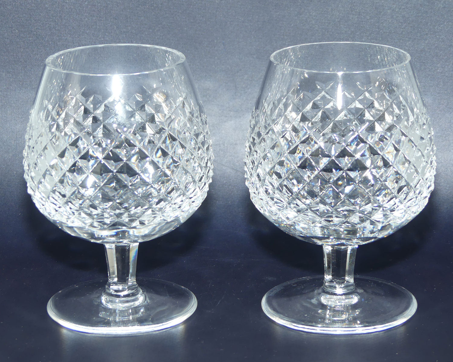 Waterford Crystal Alana pattern pair of Brandy Snifters | 300ml