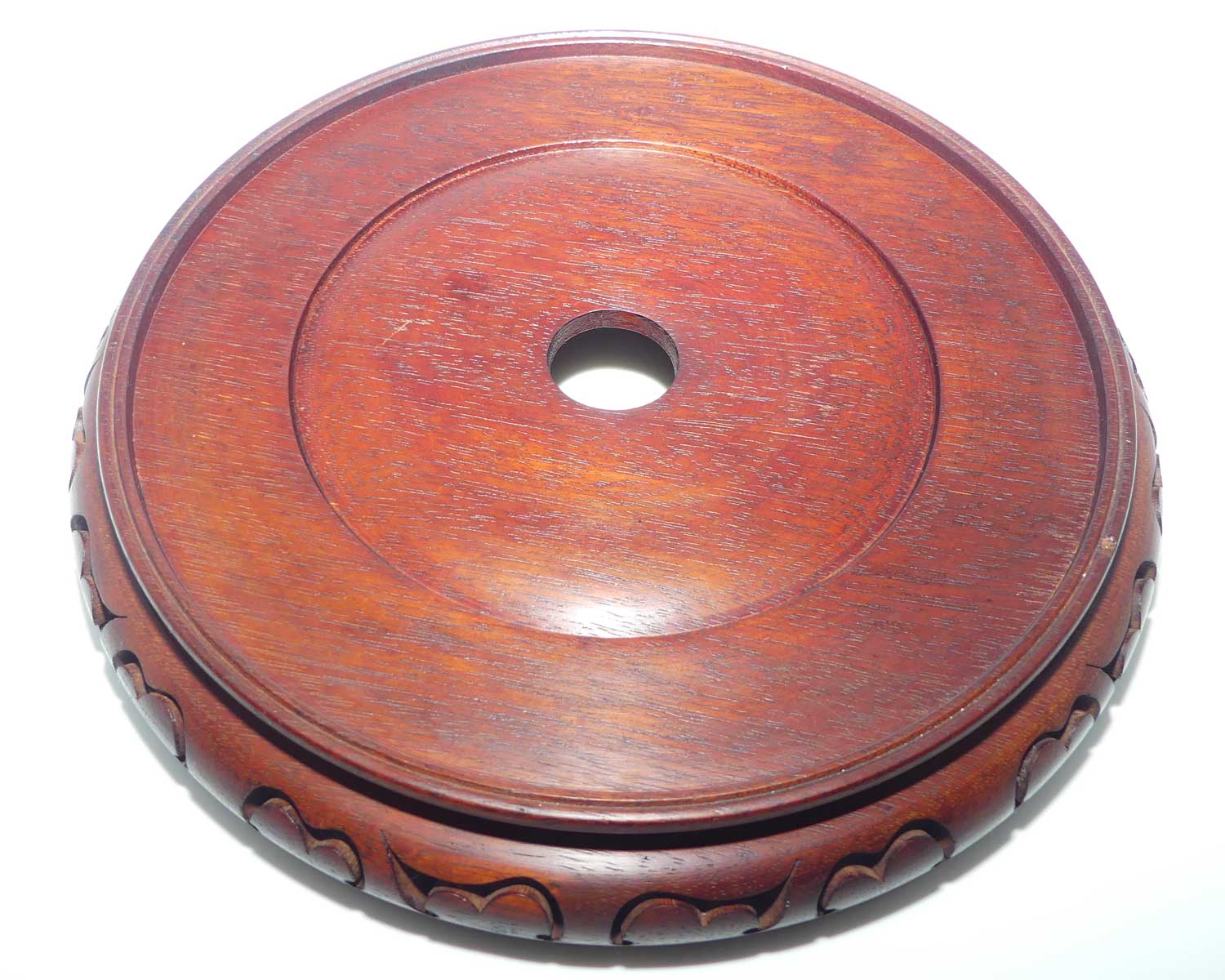 Very large Chinese Rosewood vase stand | 33cm diam