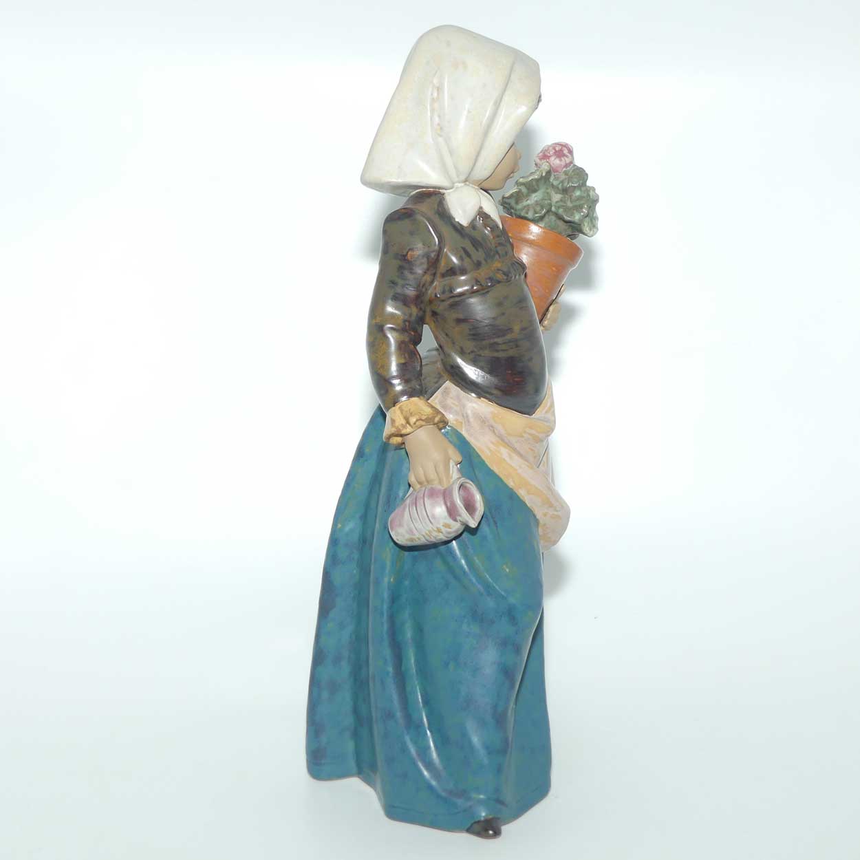 Lladro figure Girl with Geranium | Gres | #3508