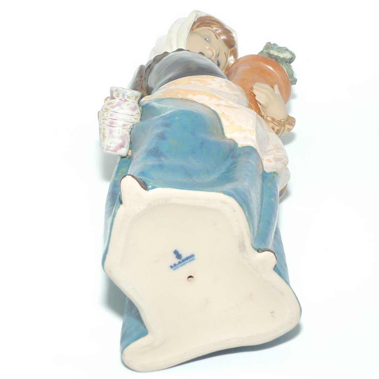 Lladro figure Girl with Geranium | Gres | #3508