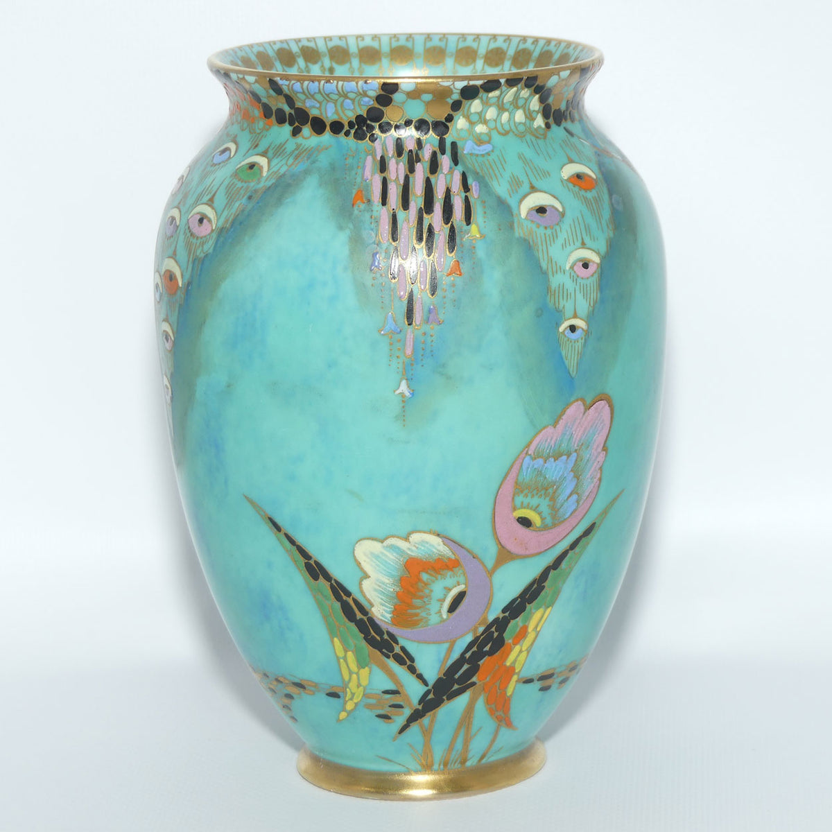 Carlton Ware Devil's Copse pattern vase | 3817