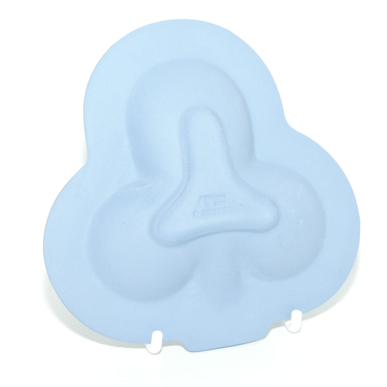 Wedgwood Jasper | White on Pale Blue | Clubs shape dish | #3