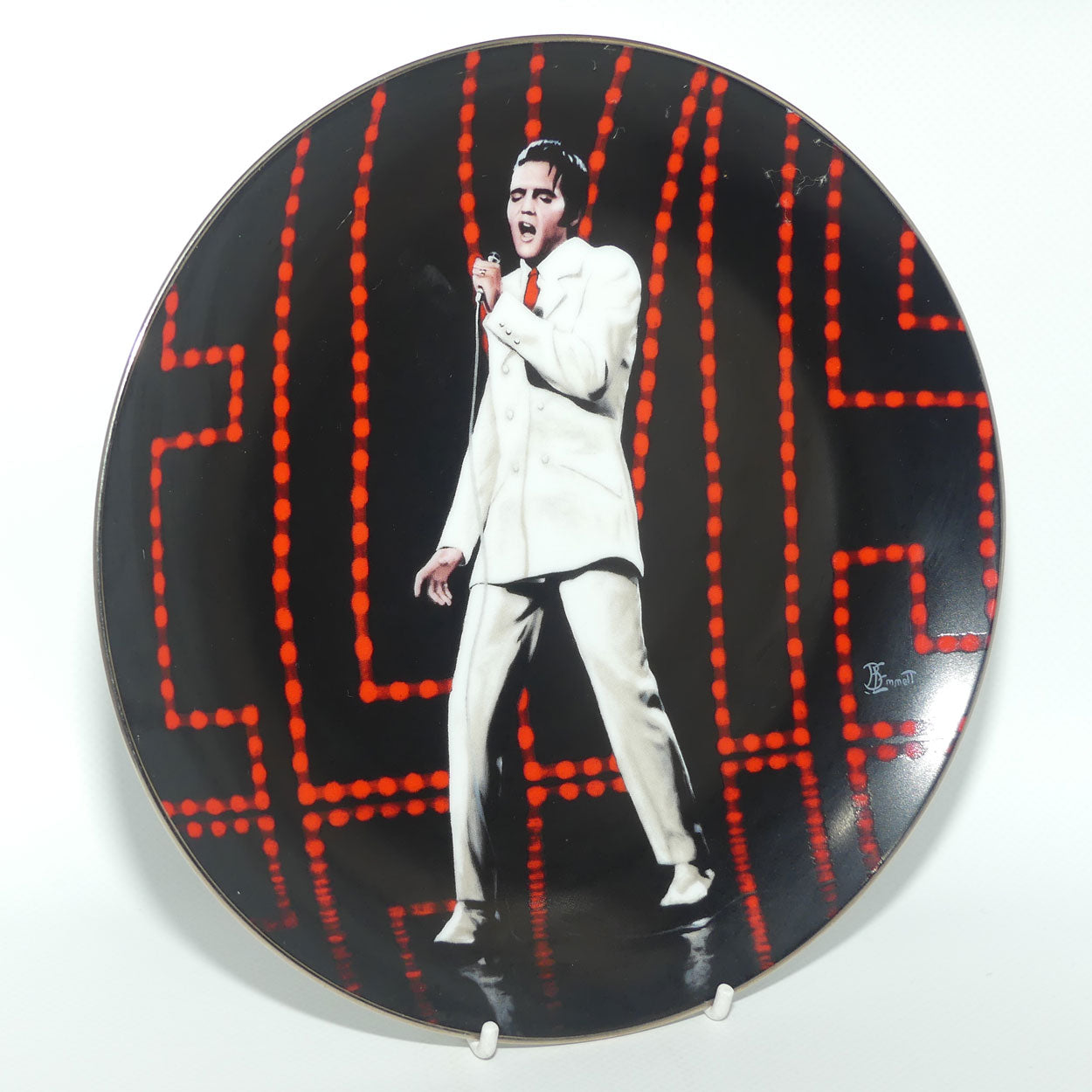 Bradford Exchange collector plate | Elvis Presley by Bruce Emmett | If I Can Dream
