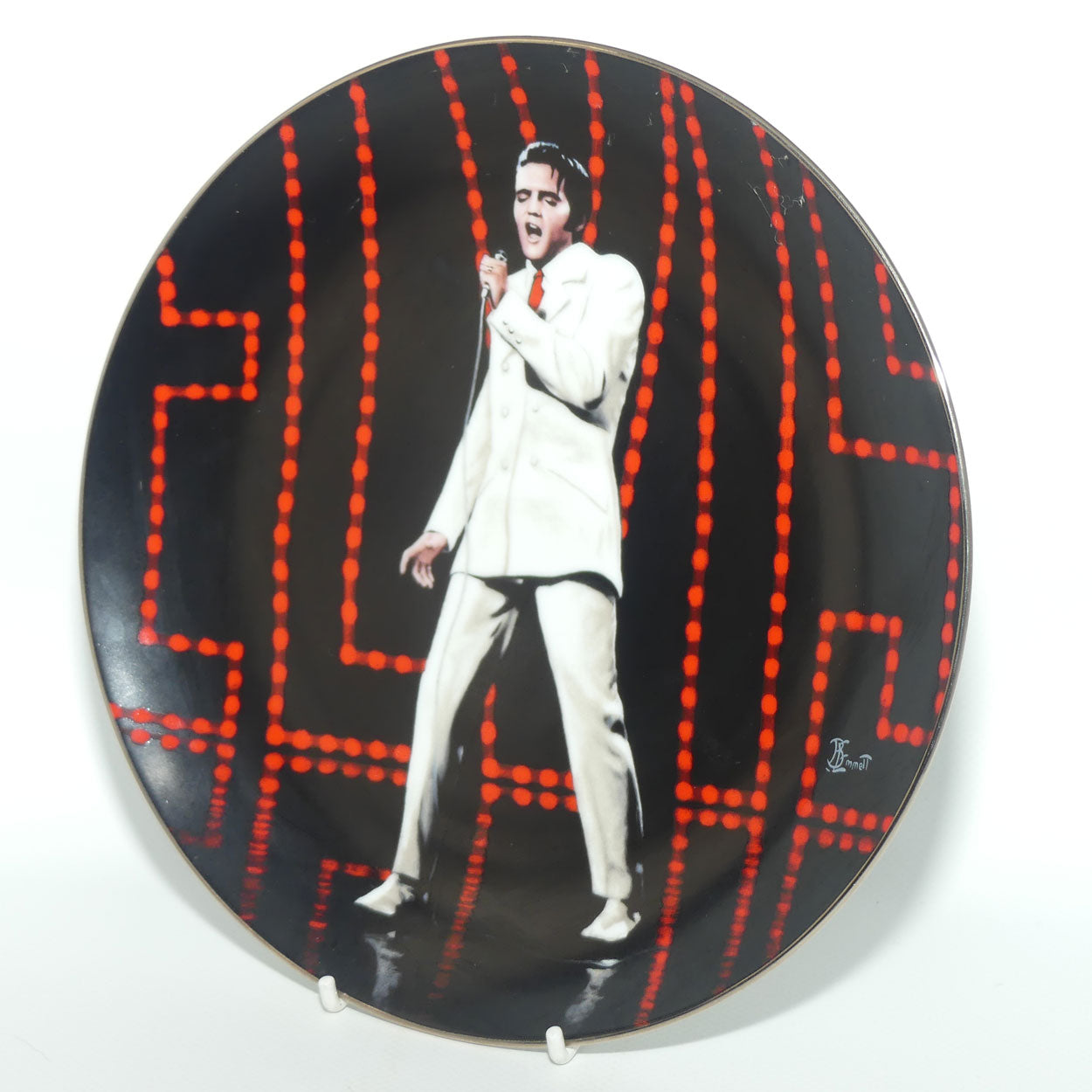 Bradford Exchange collector plate | Elvis Presley by Bruce Emmett | If I Can Dream