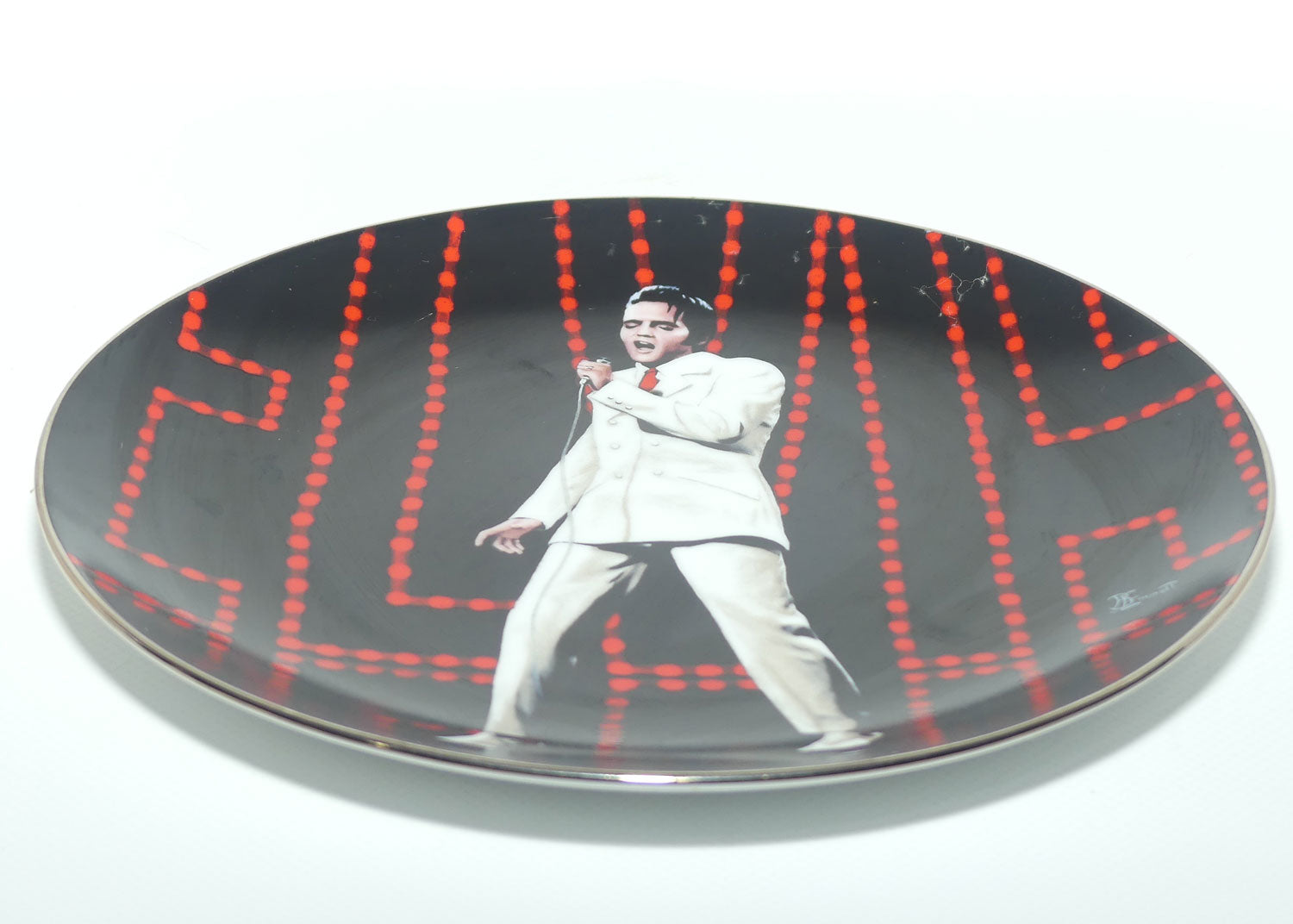 Bradford Exchange collector plate | Elvis Presley by Bruce Emmett | If I Can Dream