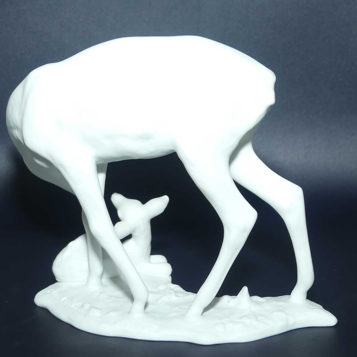 AK Kaiser West Germany Bisque figure | Wild Animals series | 427 Doe and Fawn