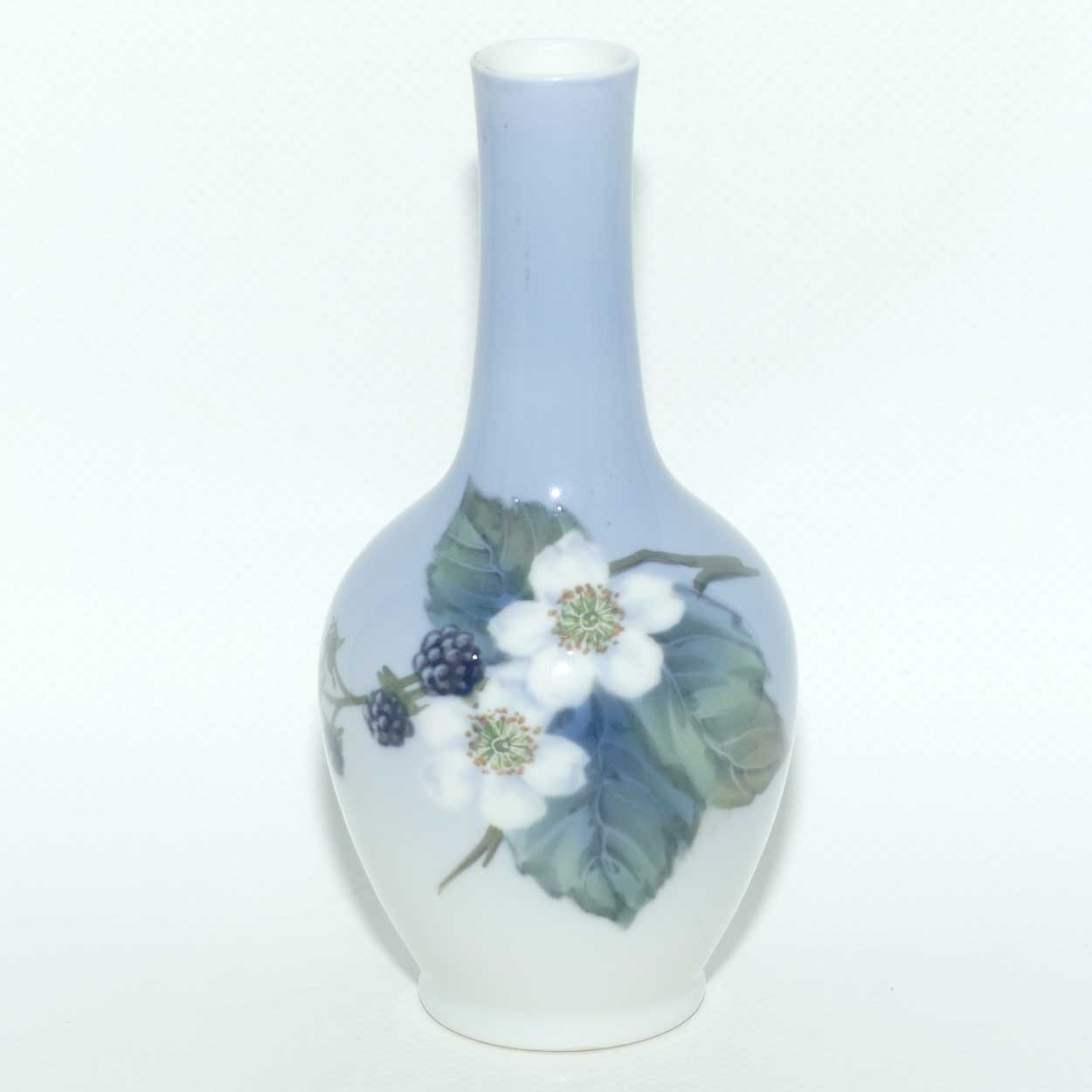 Royal Copenhagen bud vase | Flowers and Blackberries | #43A