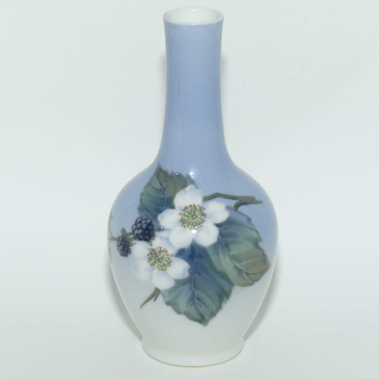 Royal Copenhagen bud vase | Flowers and Blackberries | #43A