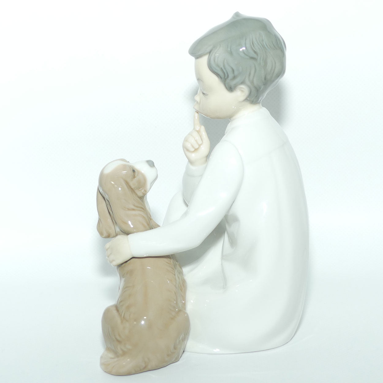 Lladro figure Boy with Puppy Dog | #4522