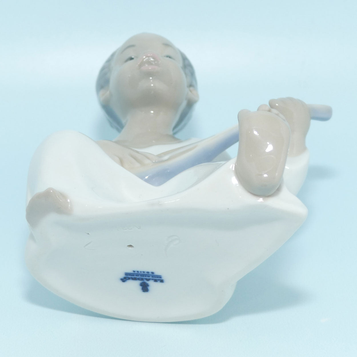 Lladro figure Angel | Dark | Strumming #4537