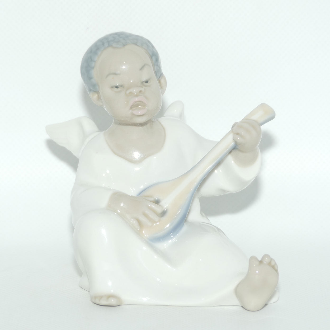 Lladro figure Angel | Dark | Strumming #4537 | figure only