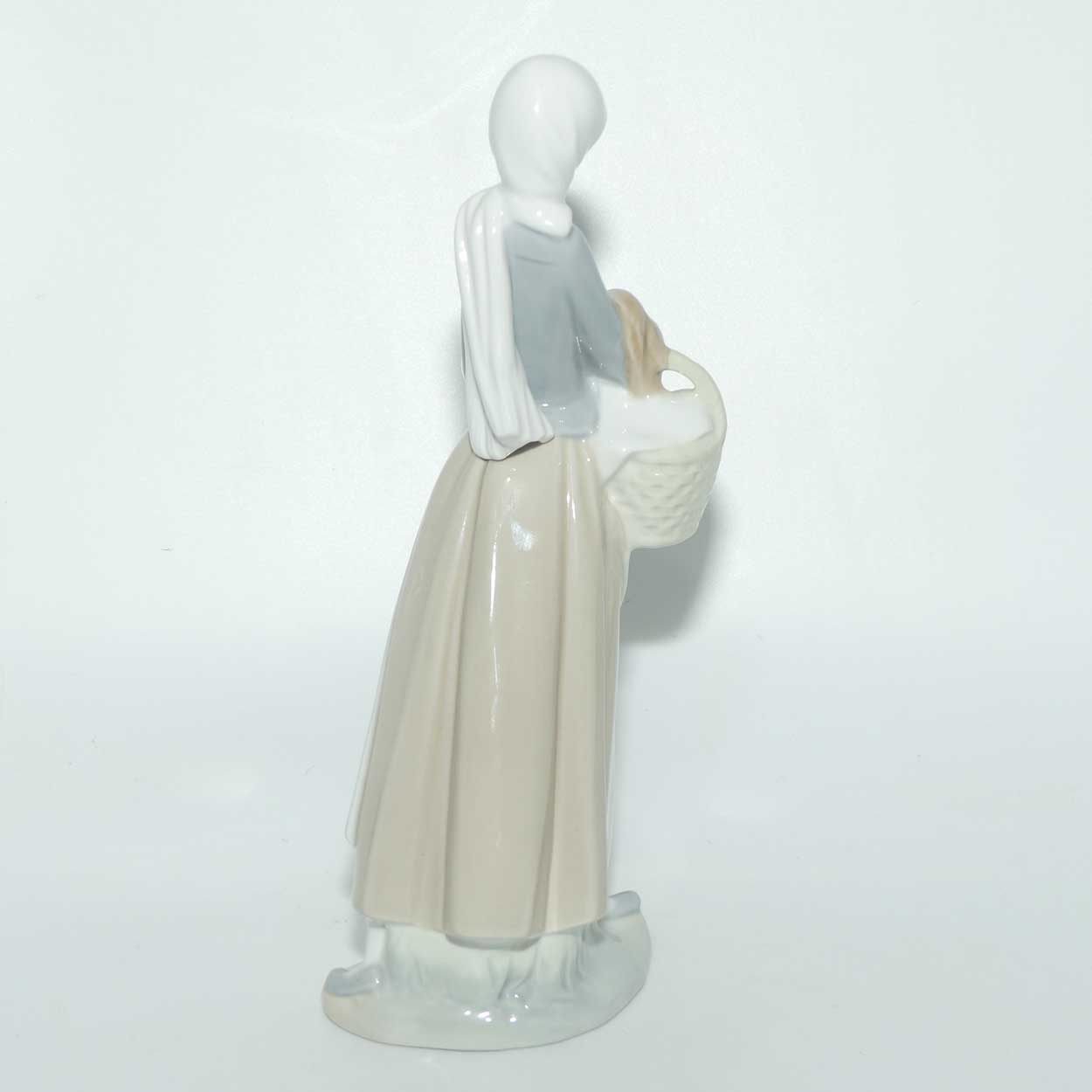 Lladro figure Girl with Cockerel #4591 | #1