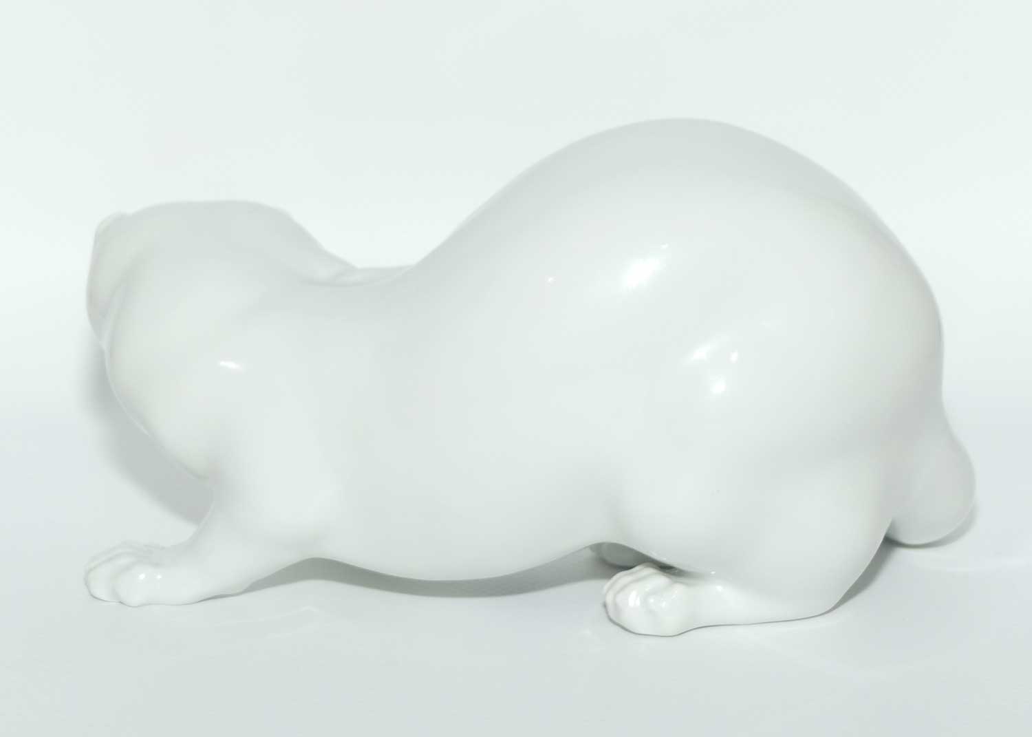 Royal Copenhagen figure 4654 | White Mink by Jeanne Grut