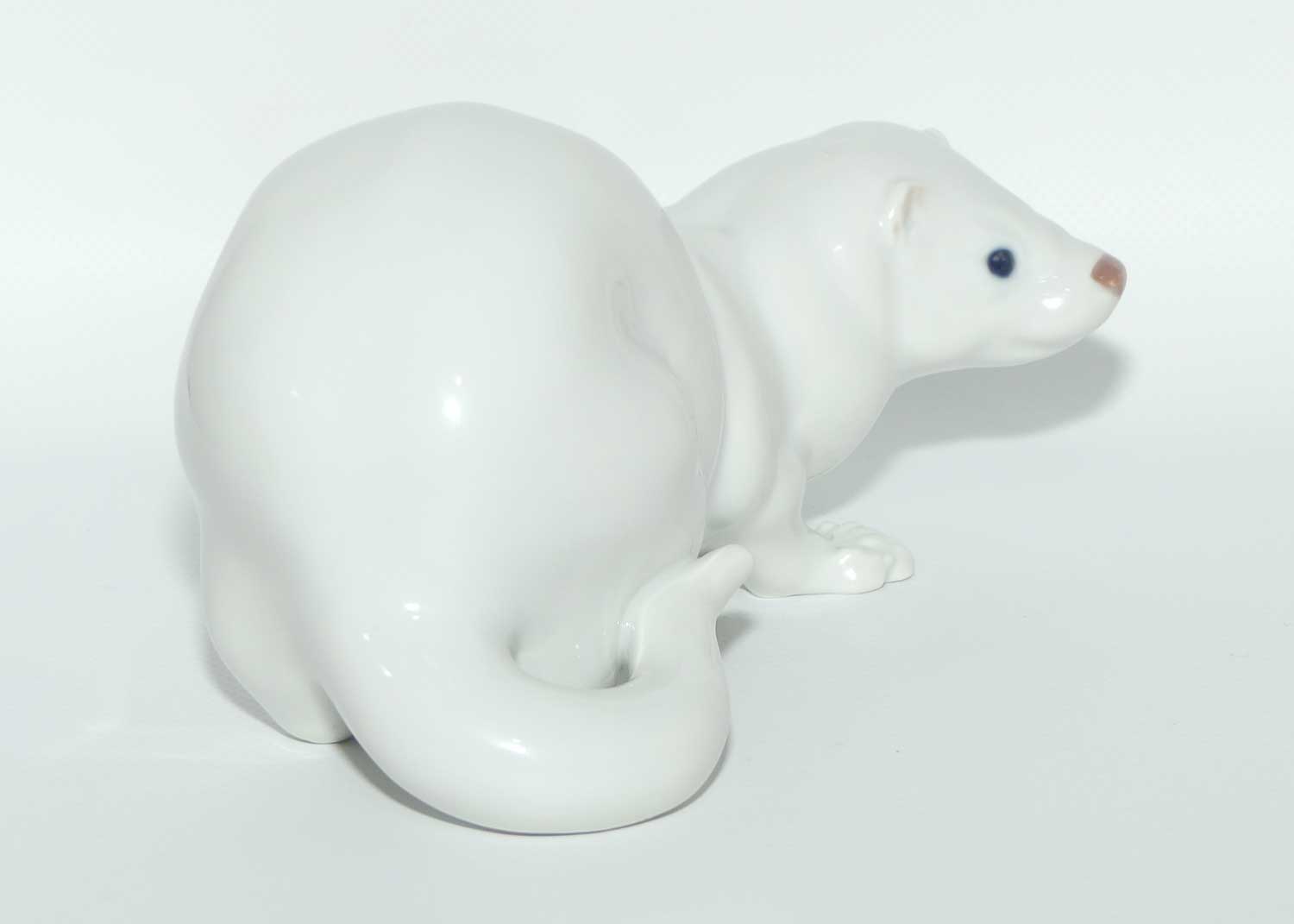 Royal Copenhagen figure 4654 | White Mink by Jeanne Grut