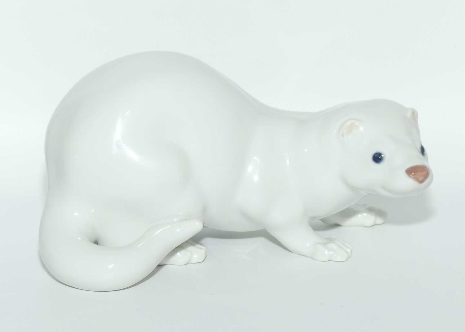 Royal Copenhagen figure 4654 | White Mink by Jeanne Grut