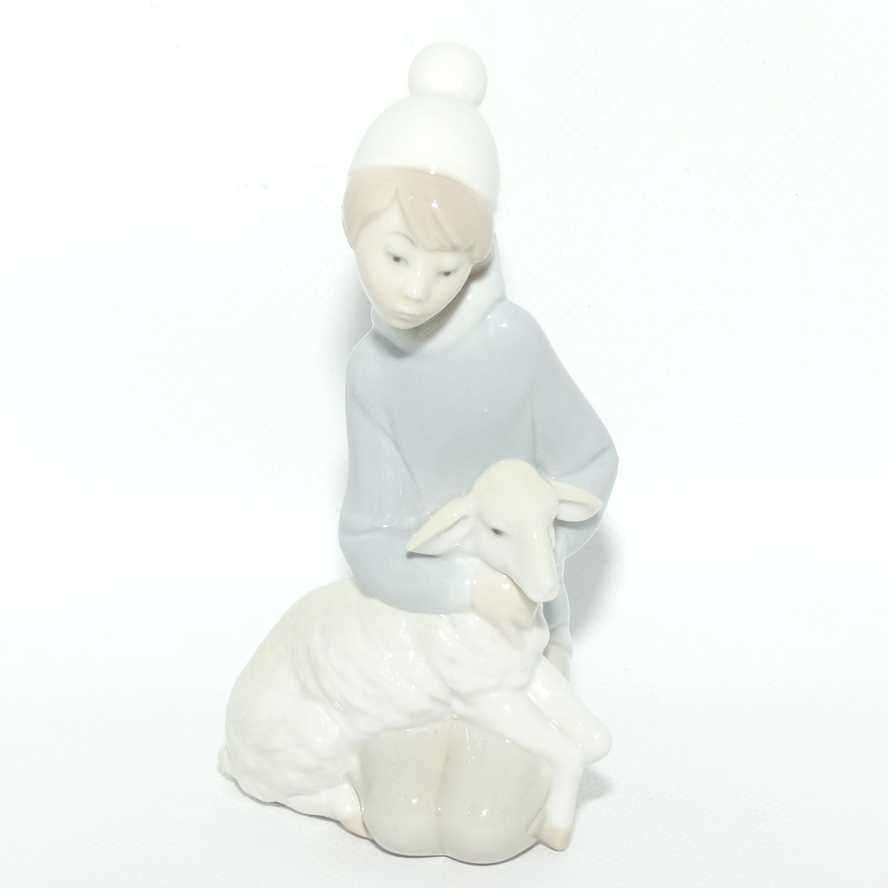 Lladro figure Shepherd with Lamb | #4676 | #2