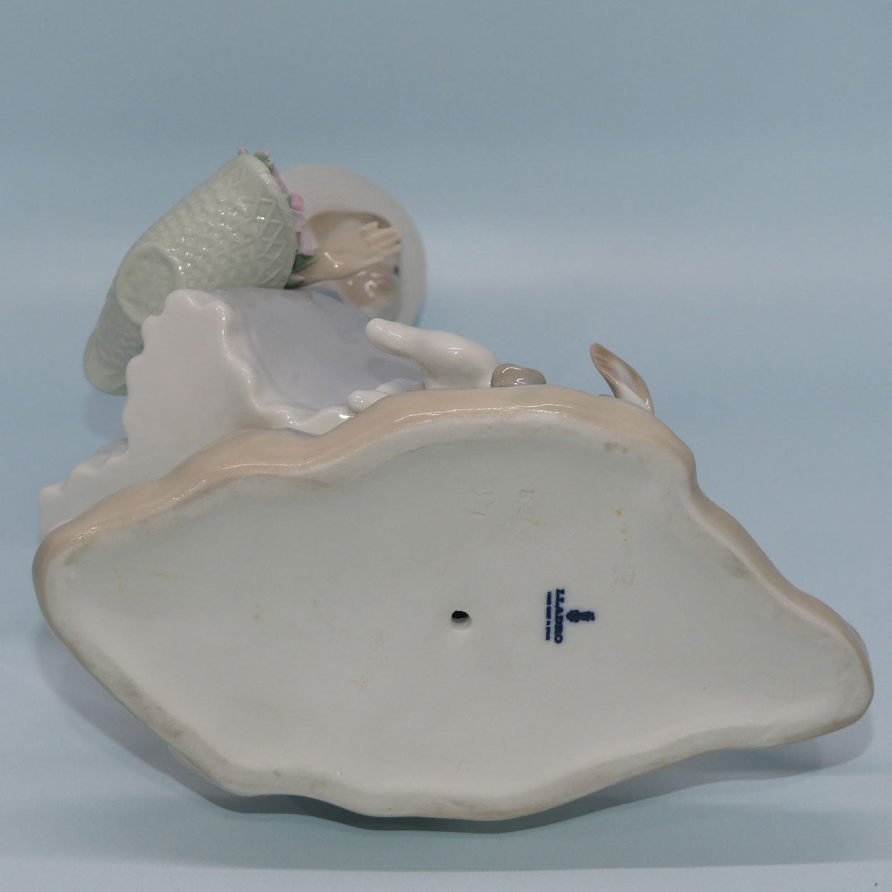 Lladro figure Country Lass with Dog | Mirth in the Country #4920