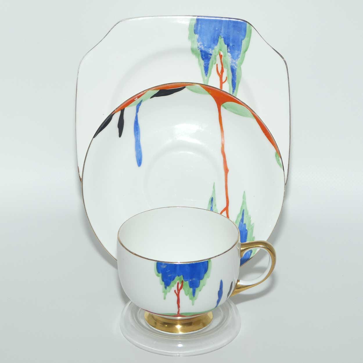 Carlton Ware | Carlton China Deco tree trio | Pattern 4986