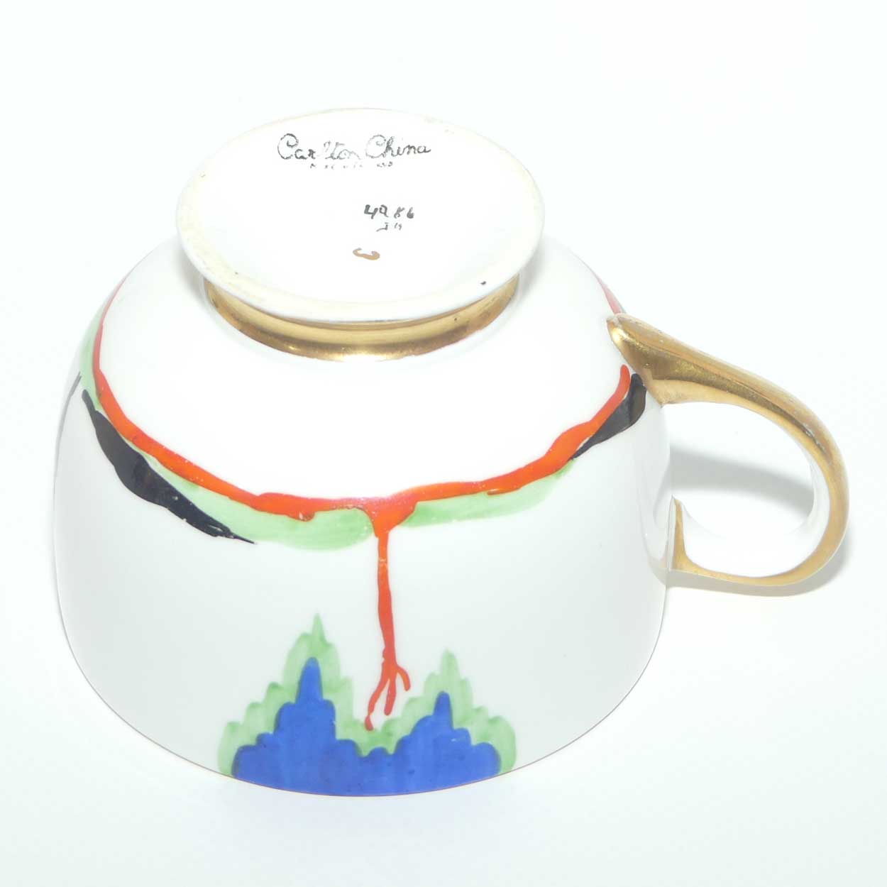 Carlton Ware | Carlton China Deco tree trio | Pattern 4986