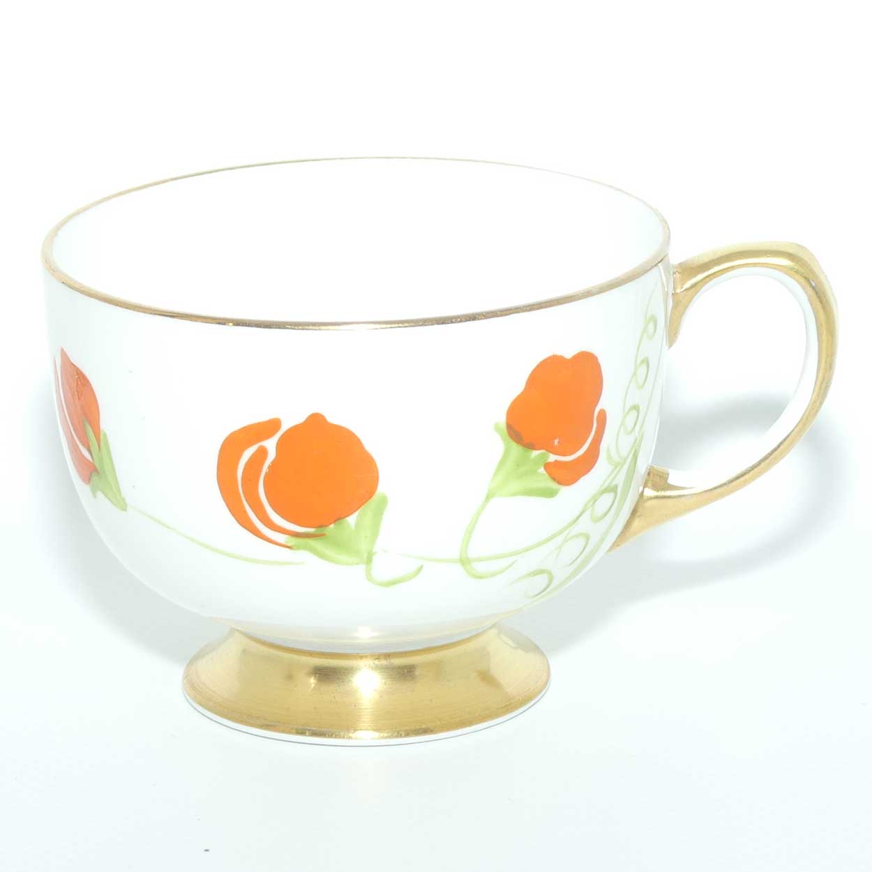 Carlton Ware | Carlton China Orange Poppy trio | Pattern 4992