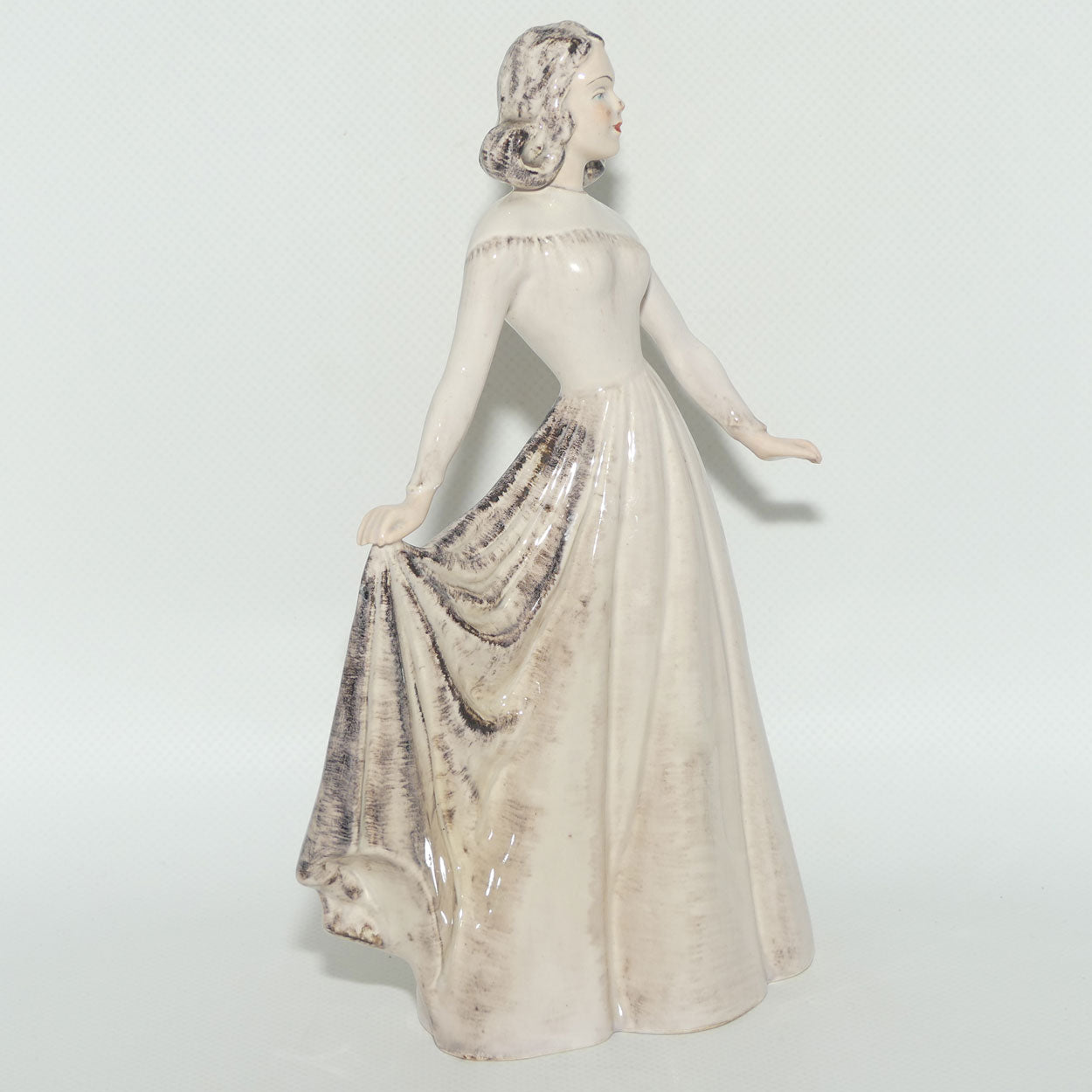 Wedgwood and Co figure #67 Lady holding Dress