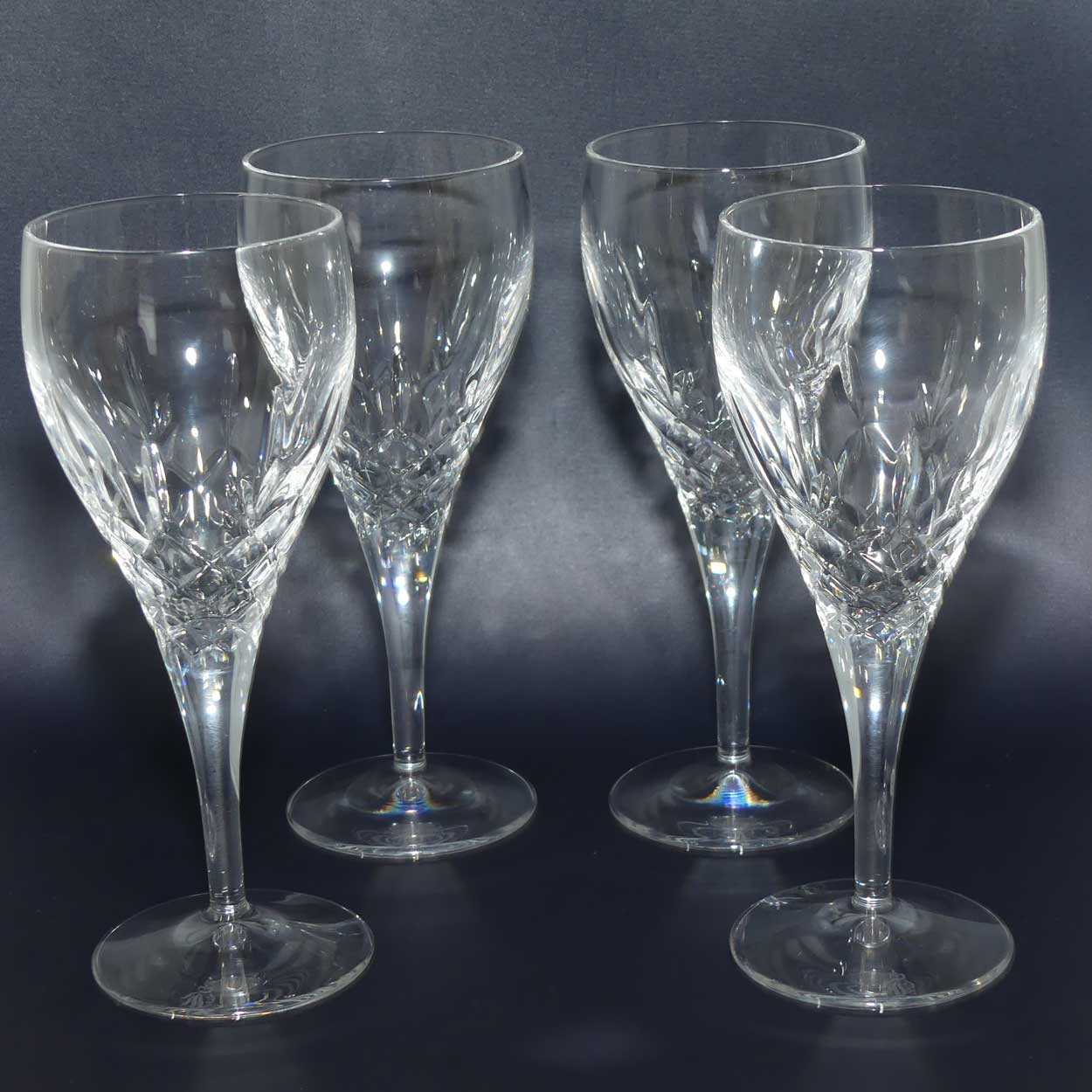 Set of 4 Royal Doulton Crystal wine glasses | 175ml