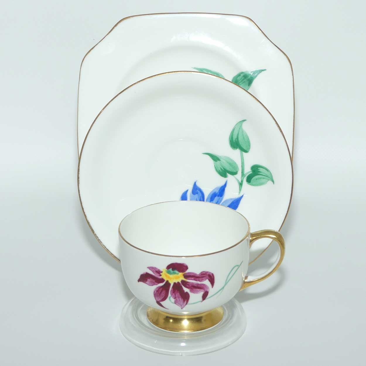 Carlton Ware | Carlton China Passion Flower trio | Pattern 5000