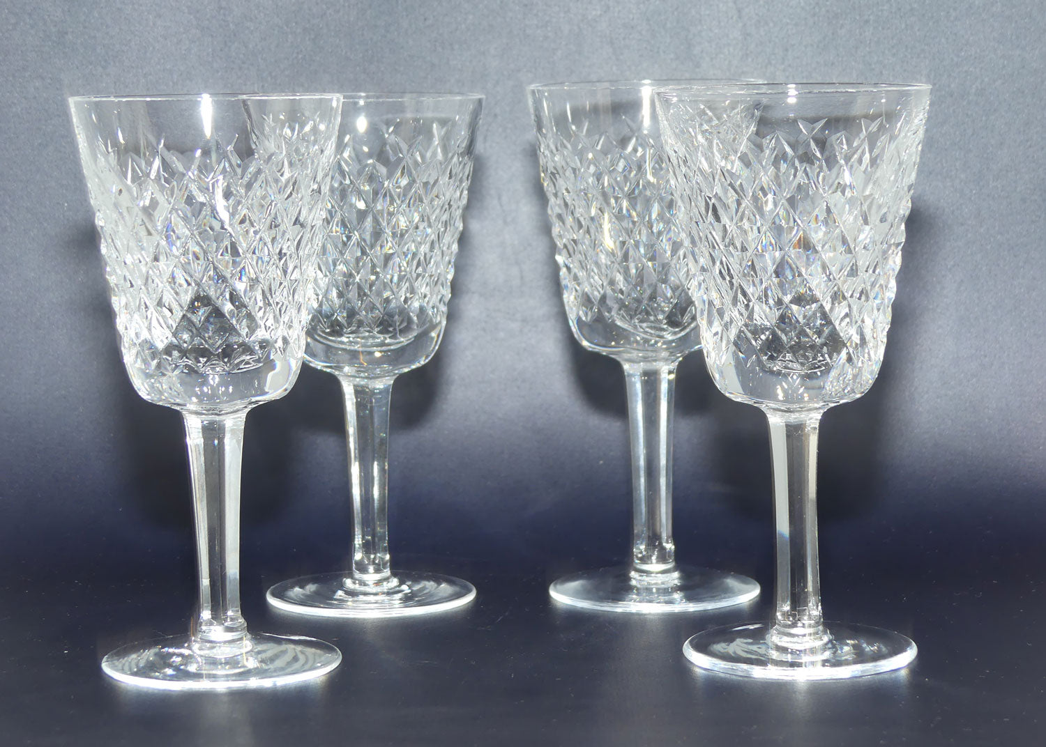 Waterford Crystal Alana pattern set of 4 Wine Glasses | 50ml