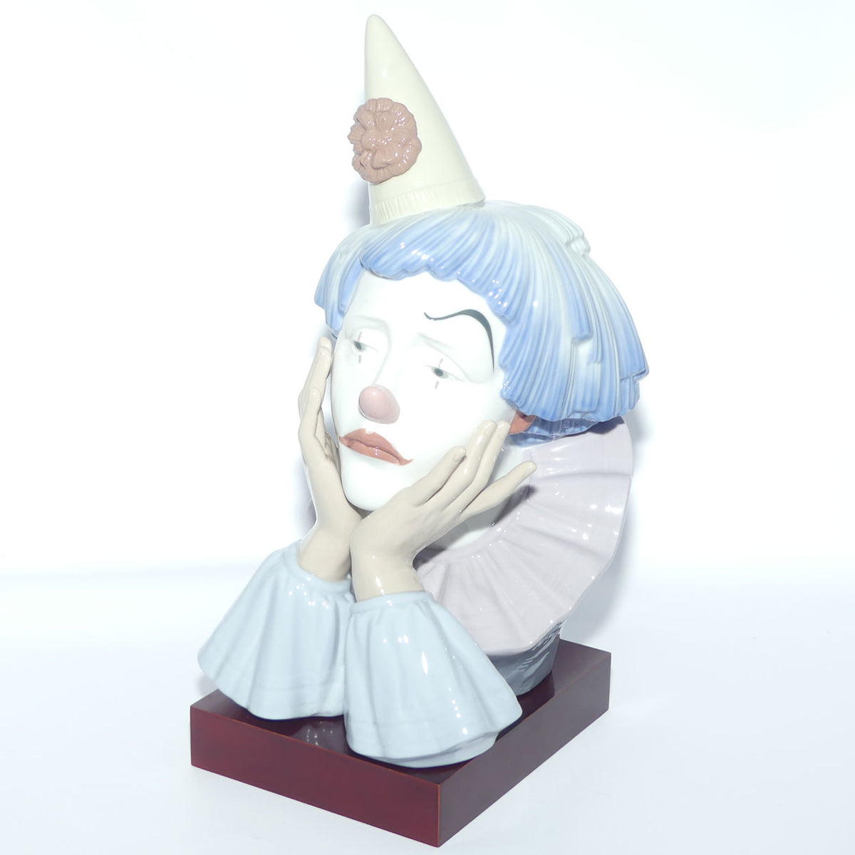 Lladro Clown's Head | Jester | with Base | #5129 | #2