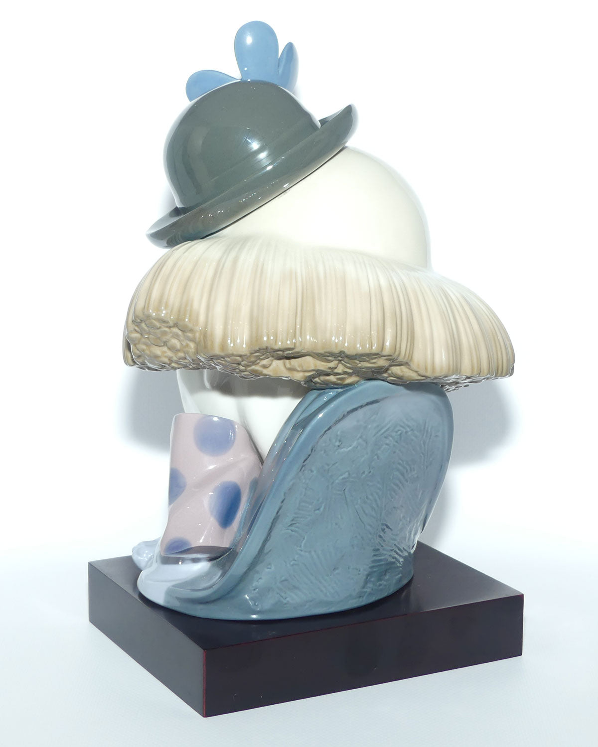 Lladro Clown's Head | Pensive Clown with Bowler Hat | #5130 | with base