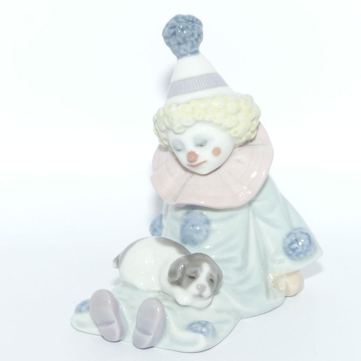 Lladro figure Pierrot with Puppy | #5277
