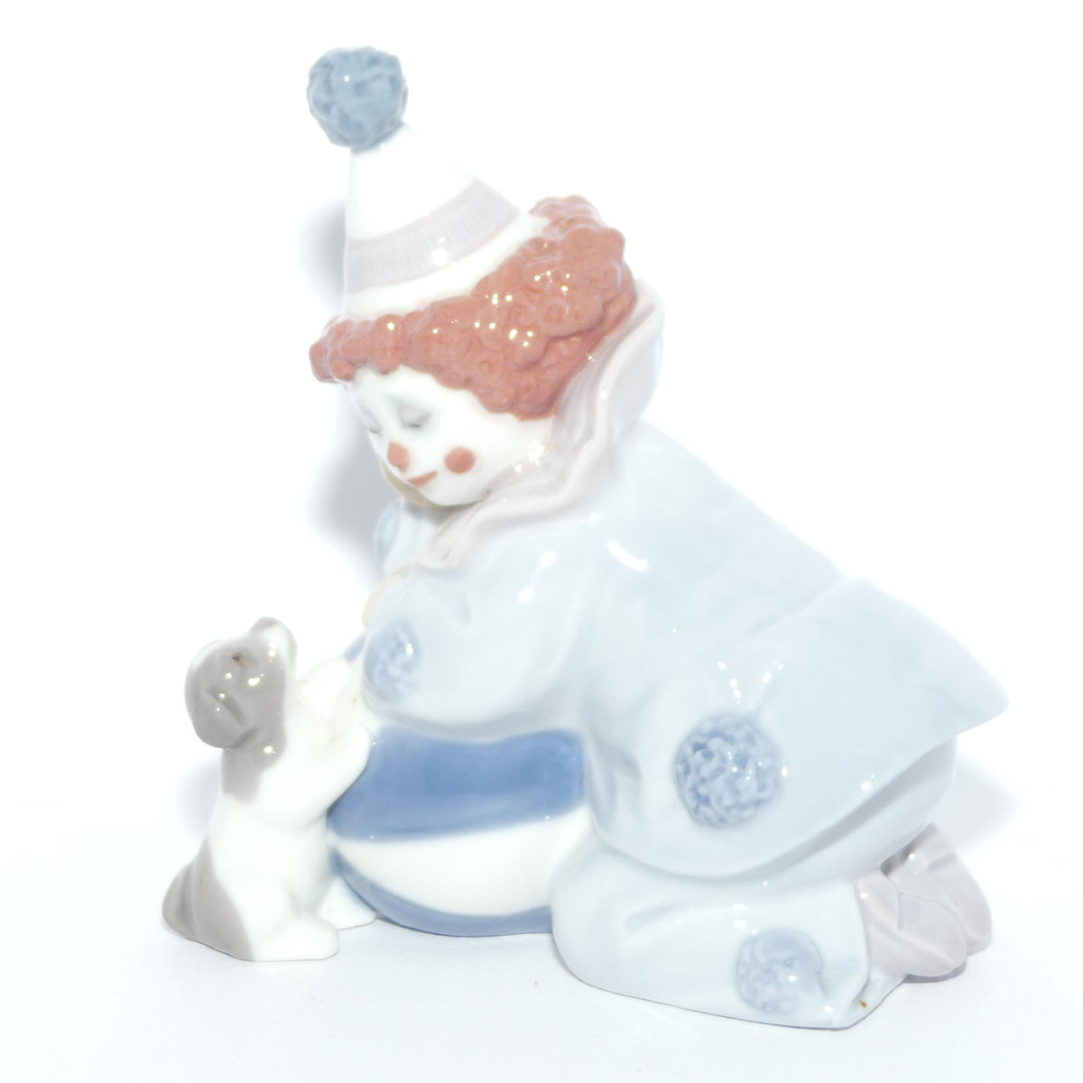 Lladro figure Pierrot with Puppy and Ball | #5278 | #2