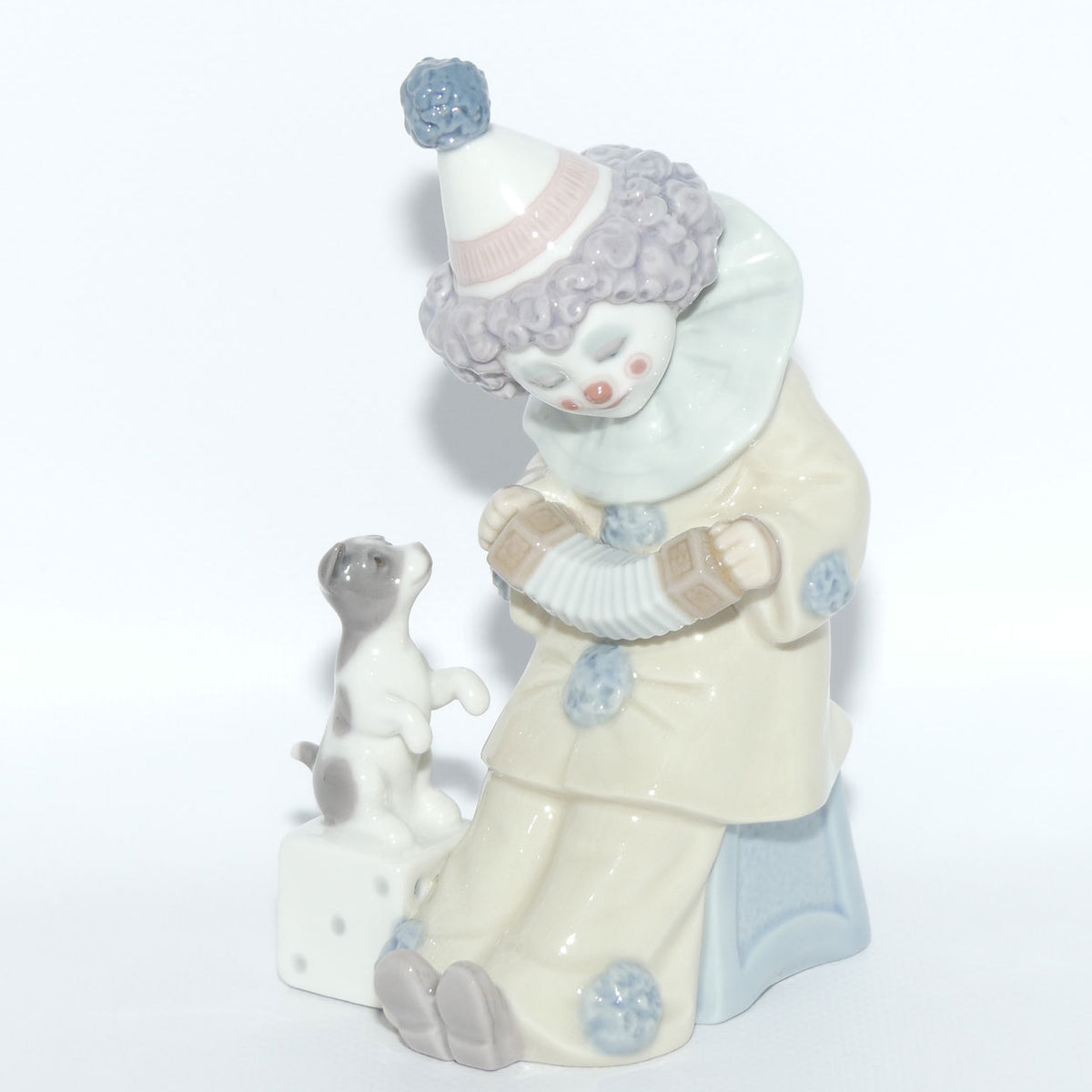 Lladro figure Pierrot with Concertina | #5279