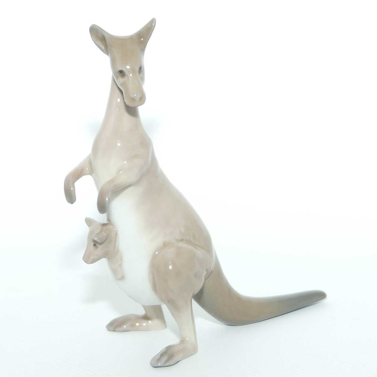 Lladro figure Mini Kangaroo and Joey | Gloss | 5433