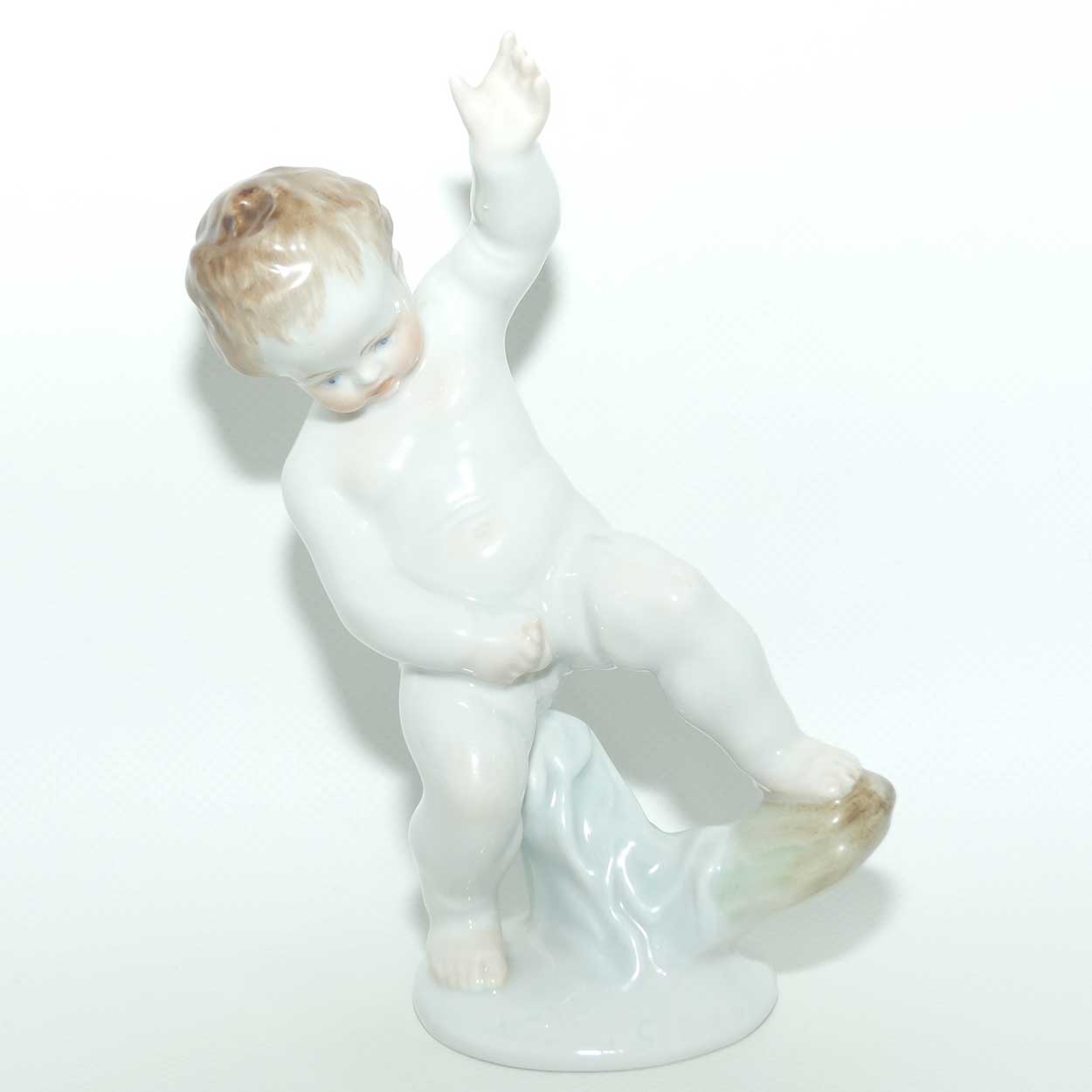 Herend Hungary figure 5751 | Nude Cherub or Putti