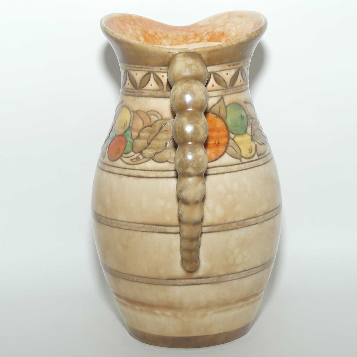 Crown Ducal Charlotte Rhead Citrus pattern jug | Pattern 5802 | Shape 243