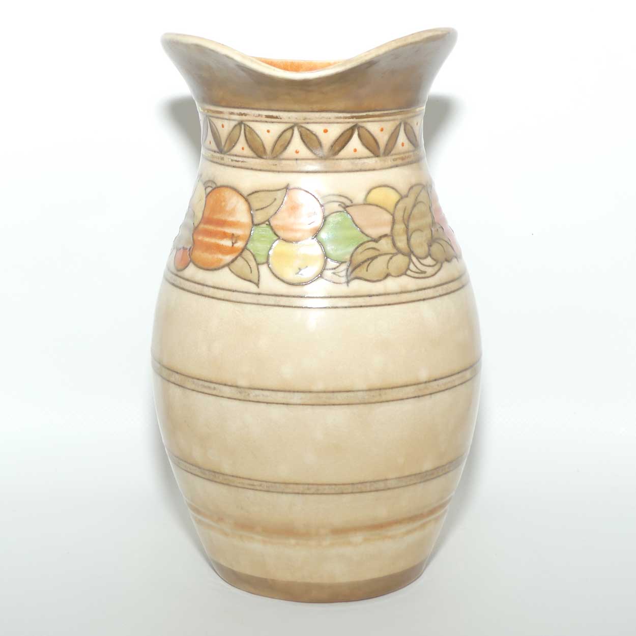 Crown Ducal Charlotte Rhead Citrus pattern jug | Pattern 5802 | Shape 243