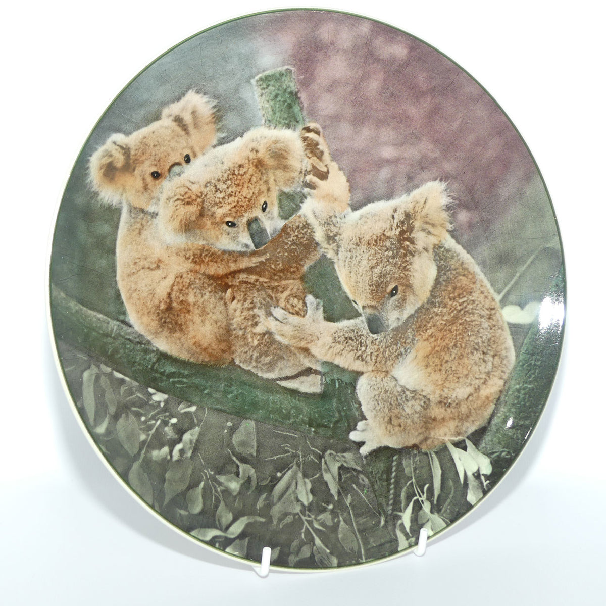 Royal Doulton Australian Views plate #5 | Koala Bears D6424 | #2