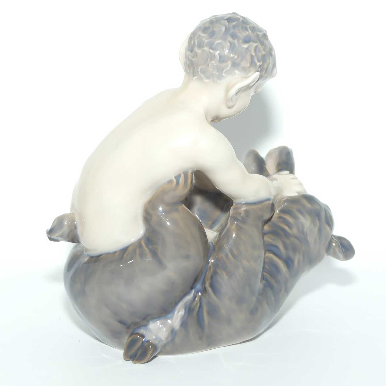 Royal Copenhagen figure 648 | Fawn wrestling a Bear