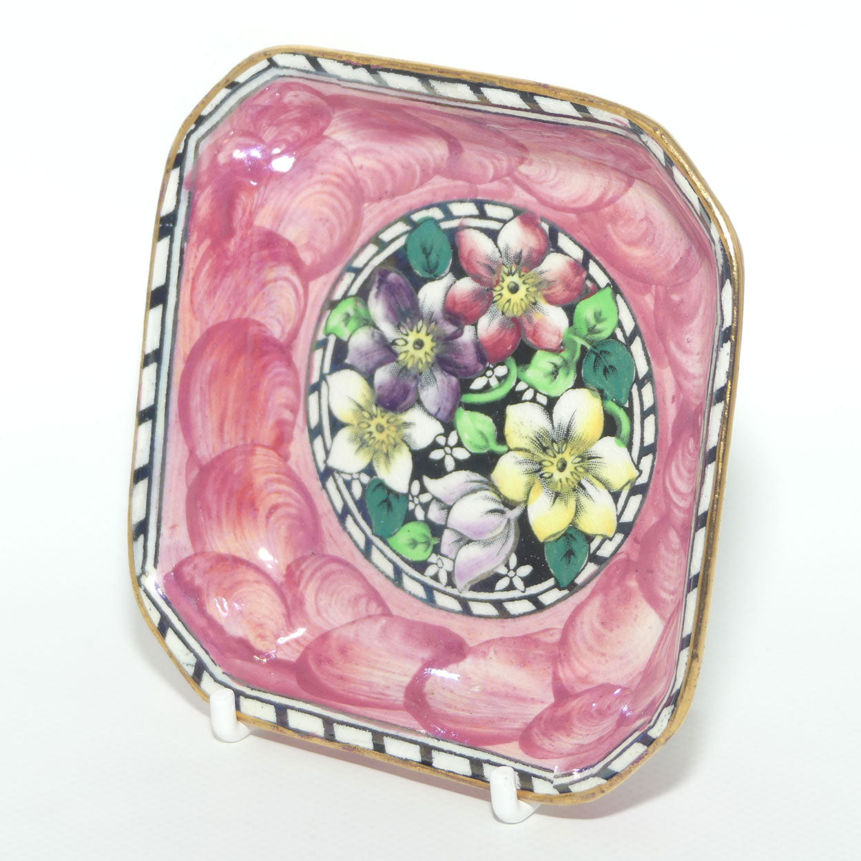 Maling Clematis Rose square dish | 6501