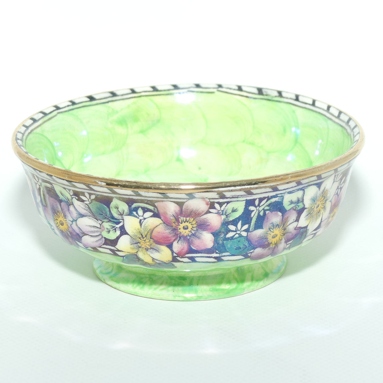 Maling Clematis Victoria Green small bowl | 6500