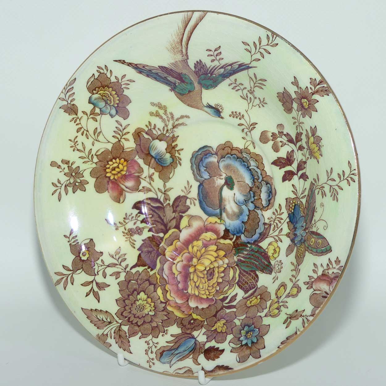 Maling Pheasant pattern Grandfather cup and saucer | Pattern 6549