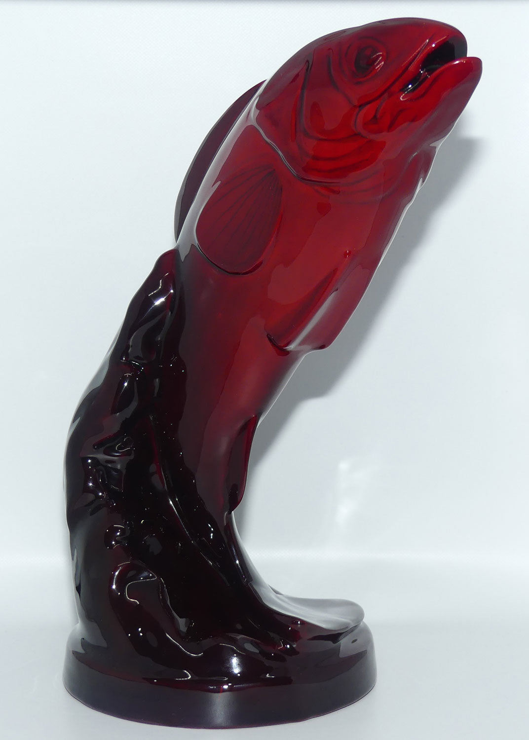 #666 Royal Doulton Flambe Leaping Salmon | c.1947