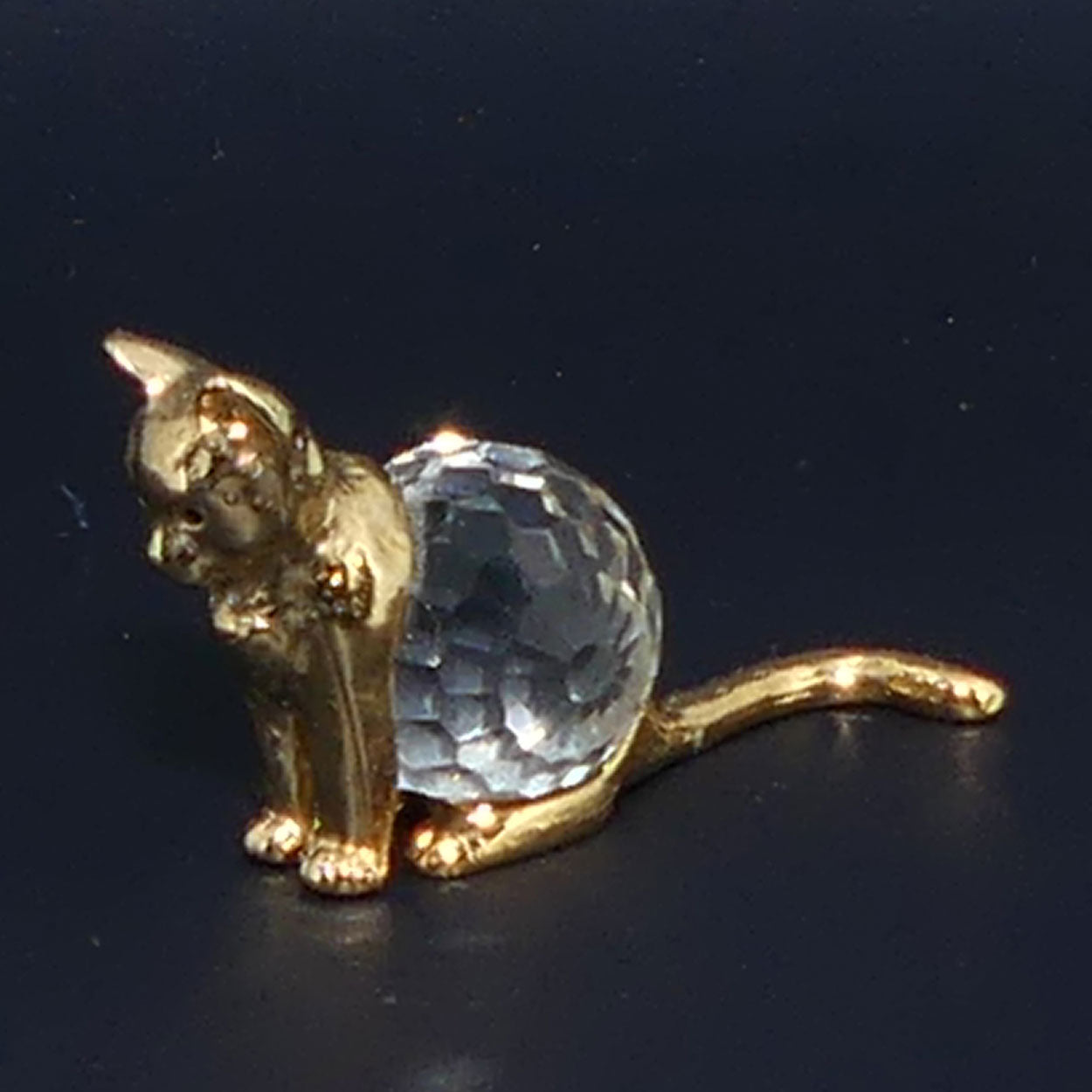 Lencia Austria | Star Collection crystal figure | 66.048 Cat | boxed