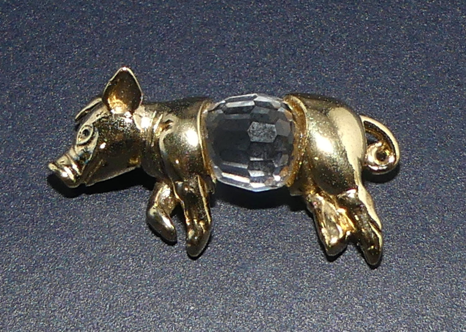 Lencia Austria | Star Collection crystal figure | 66.198 Pig Lying | boxed